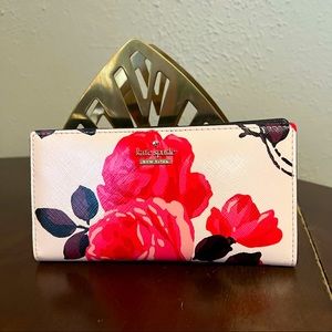Kate Spade Cameron Street Roses Stacey Wallet